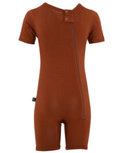 Lade das Bild in den Galerie-Viewer, Onesie-Bodyshorts mit Reißverschluss
